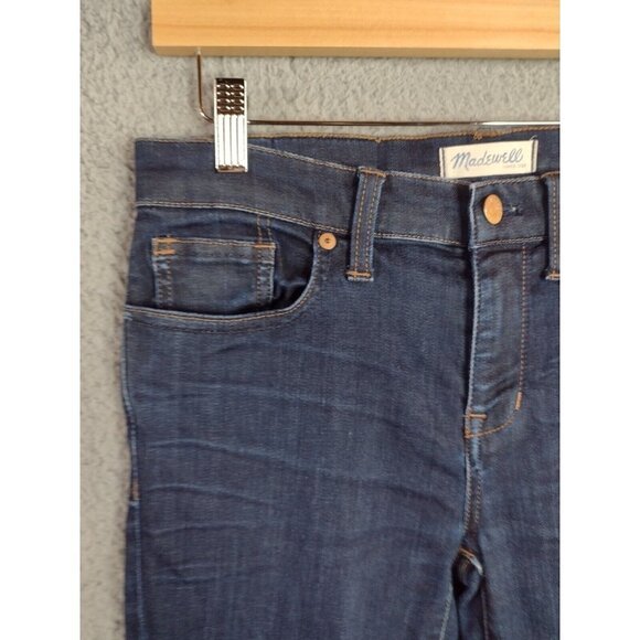 Madewell Skinny Skinny Distressed Mid Rise Jeans Women's Size 27 - Picture 4 of 12
